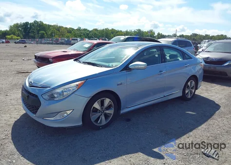 2011 Hyundai Sonata Hybrid Hybrid from USA, damaged, VIN KMHEC4A4XBA018357